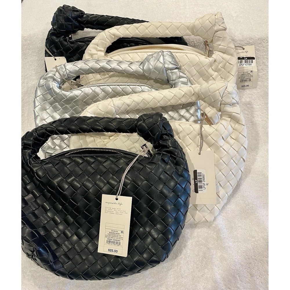 Lot Of 4 Woven Slouchy Shoulder Bag - A New Day NWT‎ Gifts Resale New Purse Bag